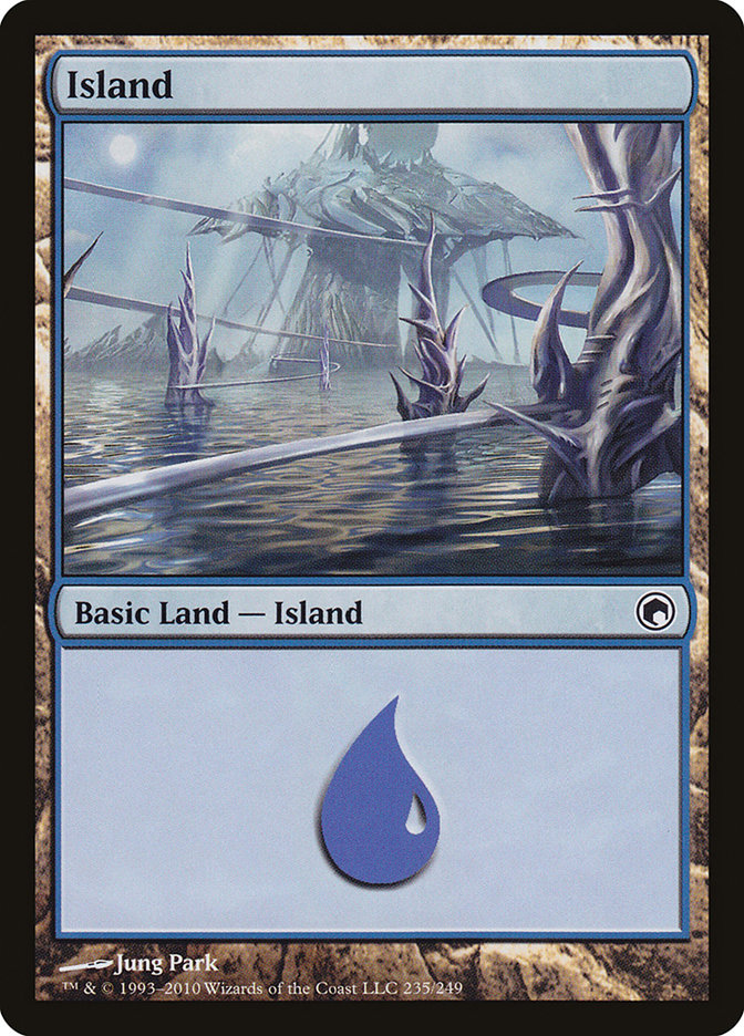 Island (235) [Scars of Mirrodin] | Dragon's Lair Comics and Fantasy Houston TX