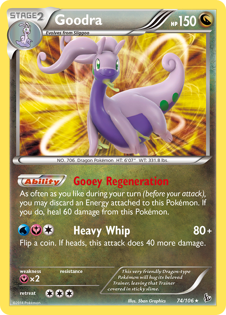 Goodra (74/106) [XY: Flashfire] | Dragon's Lair Comics and Fantasy Houston TX