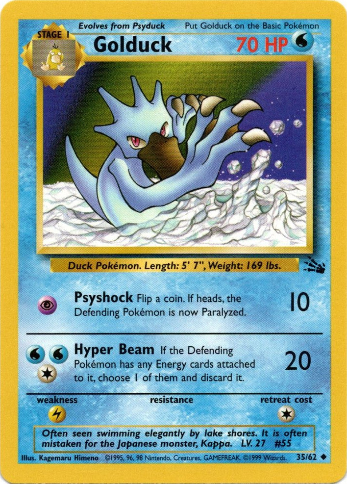 Golduck (35/62) [Fossil Unlimited] | Dragon's Lair Comics and Fantasy Houston TX