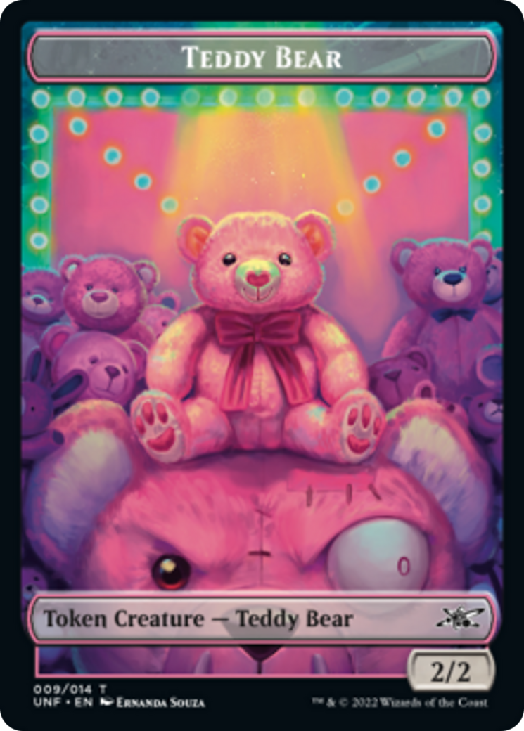 Teddy Bear // Treasure (013) Double-Sided Token [Unfinity Tokens] | Dragon's Lair Comics and Fantasy Houston TX