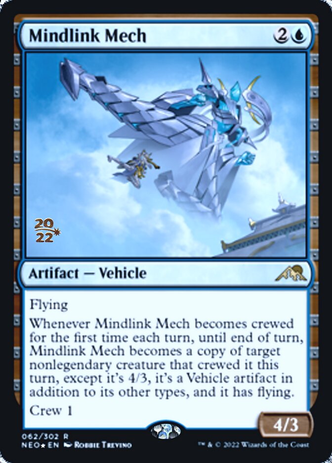 Mindlink Mech [Kamigawa: Neon Dynasty Prerelease Promos] | Dragon's Lair Comics and Fantasy Houston TX