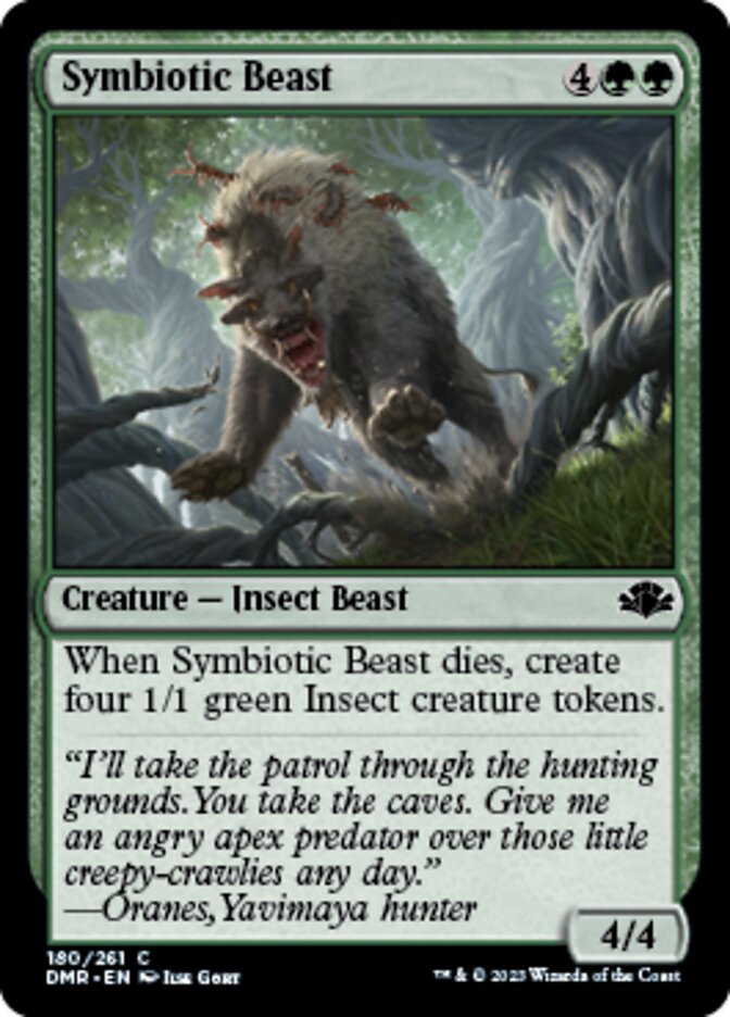 Symbiotic Beast [Dominaria Remastered] | Dragon's Lair Comics and Fantasy Houston TX