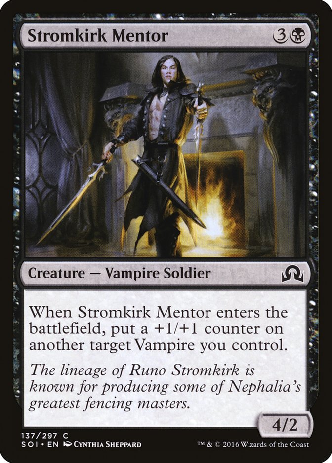 Stromkirk Mentor [Shadows over Innistrad] | Dragon's Lair Comics and Fantasy Houston TX