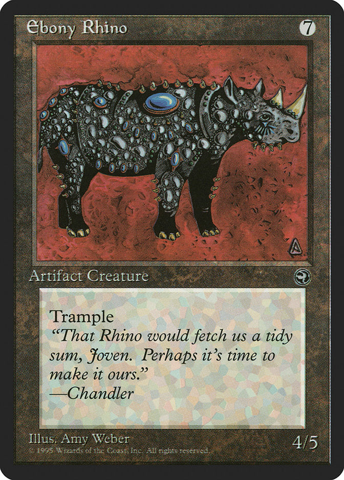 Ebony Rhino [Homelands] | Dragon's Lair Comics and Fantasy Houston TX