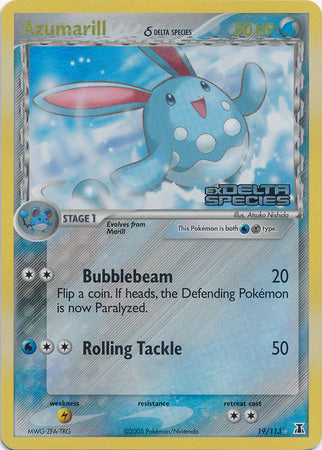 Azumarill (19/113) (Delta Species) (Stamped) [EX: Delta Species] | Dragon's Lair Comics and Fantasy Houston TX