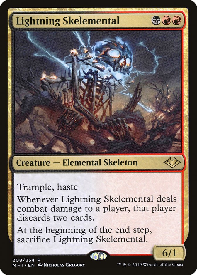 Lightning Skelemental [Modern Horizons] | Dragon's Lair Comics and Fantasy Houston TX