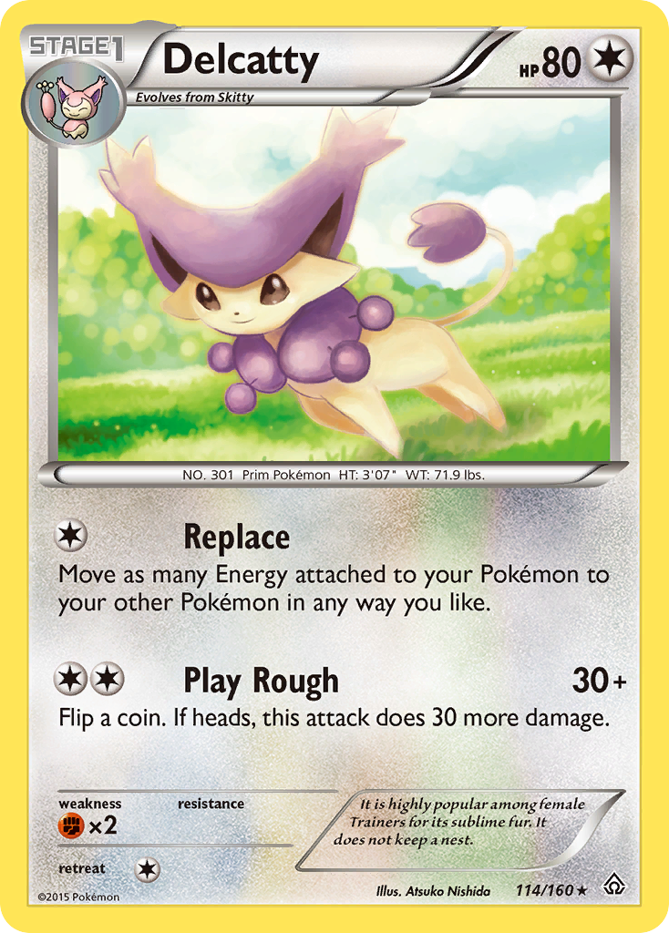 Delcatty (114/160) [XY: Primal Clash] | Dragon's Lair Comics and Fantasy Houston TX