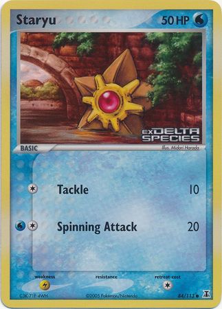 Staryu (84/113) (Stamped) [EX: Delta Species] | Dragon's Lair Comics and Fantasy Houston TX