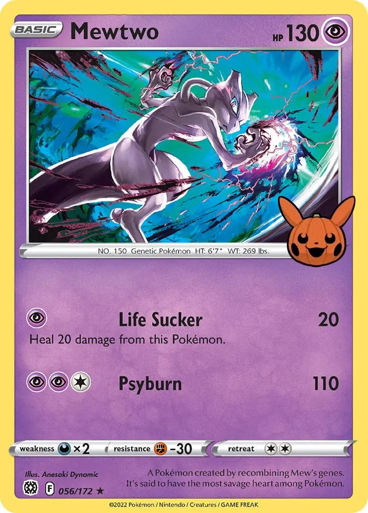 Mewtwo (056/172) [Trick or Trade] | Dragon's Lair Comics and Fantasy Houston TX