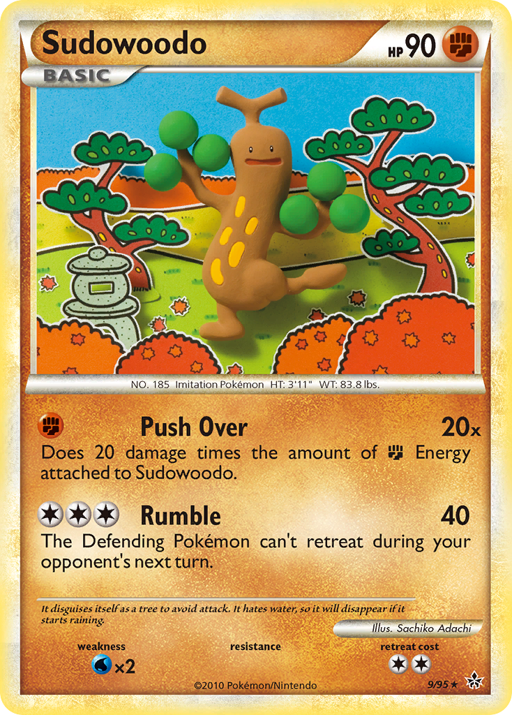 Sudowoodo (9/95) [HeartGold & SoulSilver: Unleashed] | Dragon's Lair Comics and Fantasy Houston TX