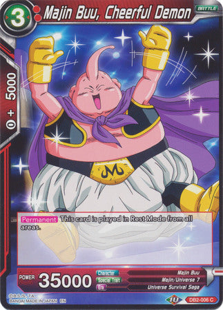 Majin Buu, Cheerful Demon (DB2-006) [Divine Multiverse] | Dragon's Lair Comics and Fantasy Houston TX