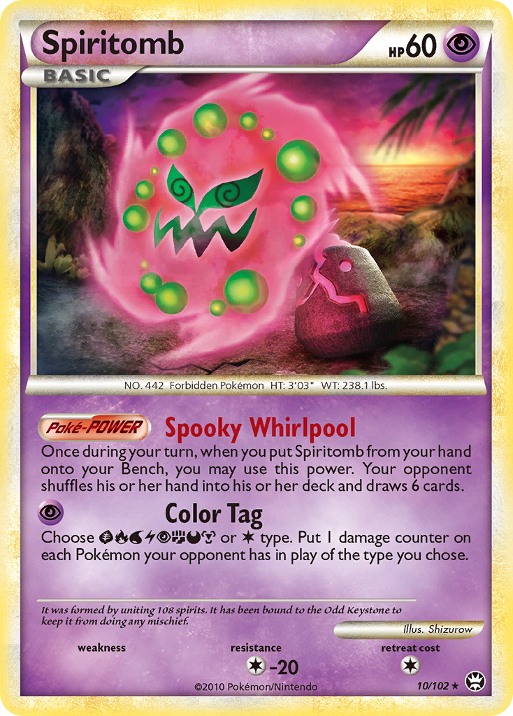 Spiritomb (10/102) [HeartGold & SoulSilver: Triumphant] | Dragon's Lair Comics and Fantasy Houston TX