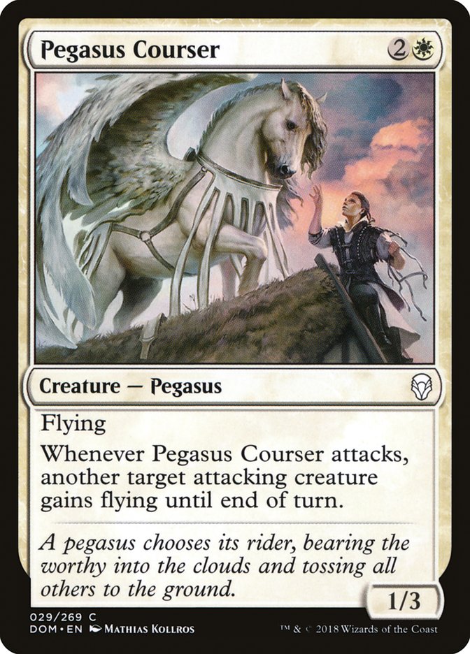 Pegasus Courser [Dominaria] | Dragon's Lair Comics and Fantasy Houston TX