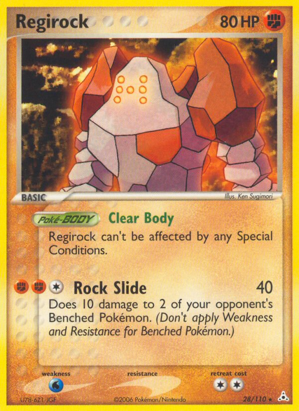 Regirock (28/110) [EX: Holon Phantoms] | Dragon's Lair Comics and Fantasy Houston TX