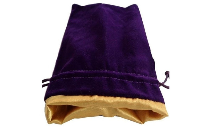 FanRoll Small Dice Bag Purple and Gold | Dragon's Lair Comics and Fantasy Houston TX