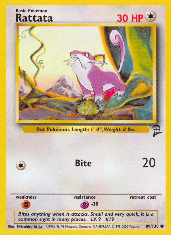 Rattata (89/130) [Base Set 2] | Dragon's Lair Comics and Fantasy Houston TX