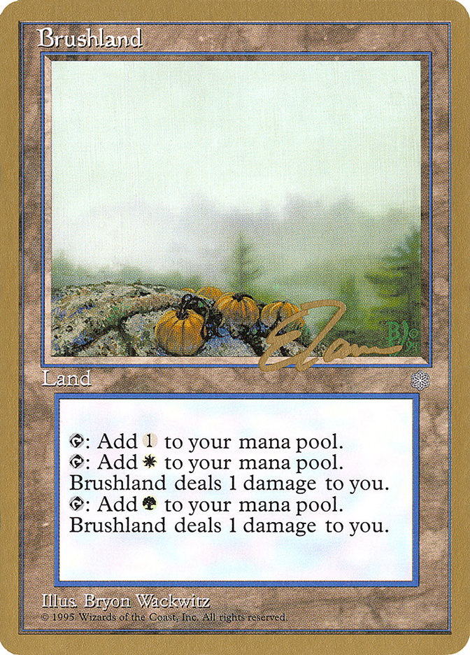 Brushland (Eric Tam) [Pro Tour Collector Set] | Dragon's Lair Comics and Fantasy Houston TX