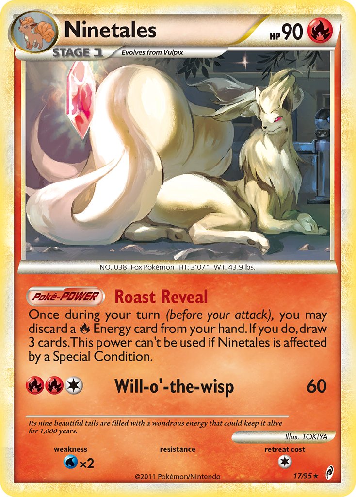 Ninetales (17/95) (Theme Deck Exclusive) [HeartGold & SoulSilver: Call of Legends] | Dragon's Lair Comics and Fantasy Houston TX