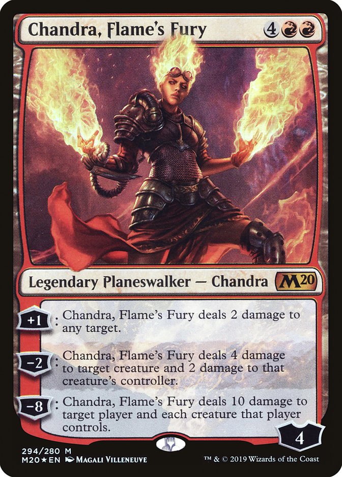 Chandra, Flame's Fury [Core Set 2020] | Dragon's Lair Comics and Fantasy Houston TX