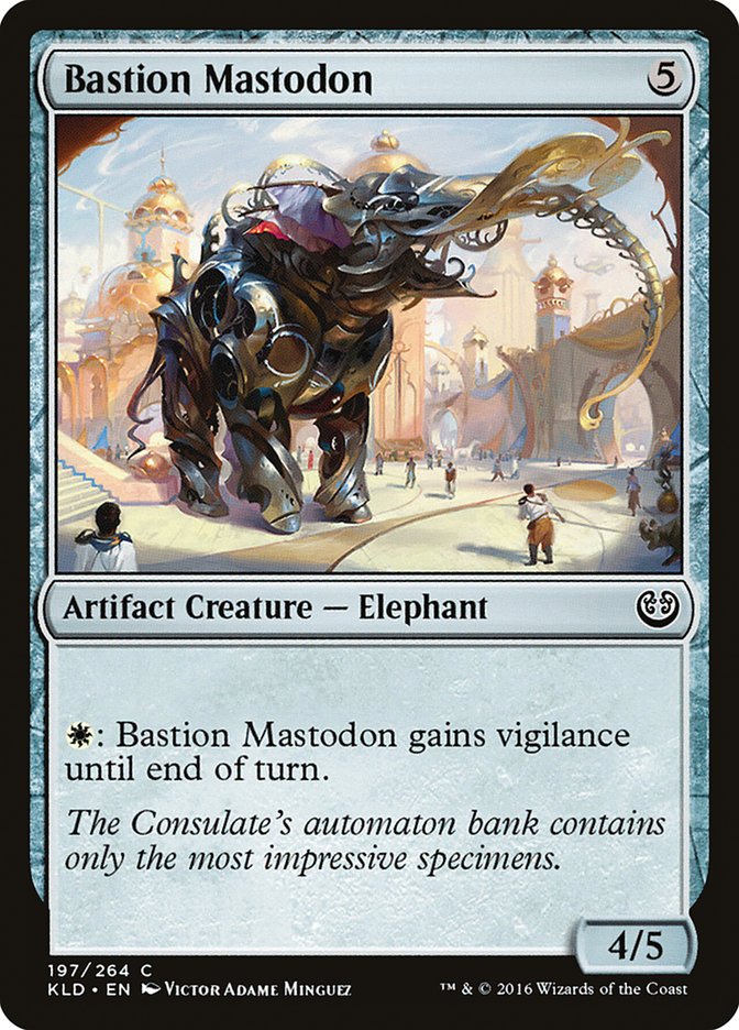 Bastion Mastodon [Kaladesh] | Dragon's Lair Comics and Fantasy Houston TX