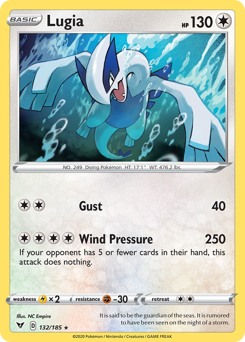 Lugia (132/185) [Sword & Shield: Vivid Voltage] | Dragon's Lair Comics and Fantasy Houston TX