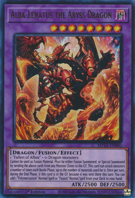 Alba-Lenatus the Abyss Dragon [MP23-EN080] Ultra Rare | Dragon's Lair Comics and Fantasy Houston TX