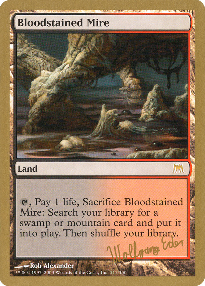 Bloodstained Mire (Wolfgang Eder) [World Championship Decks 2003] | Dragon's Lair Comics and Fantasy Houston TX