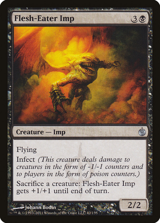 Flesh-Eater Imp [Mirrodin Besieged] | Dragon's Lair Comics and Fantasy Houston TX