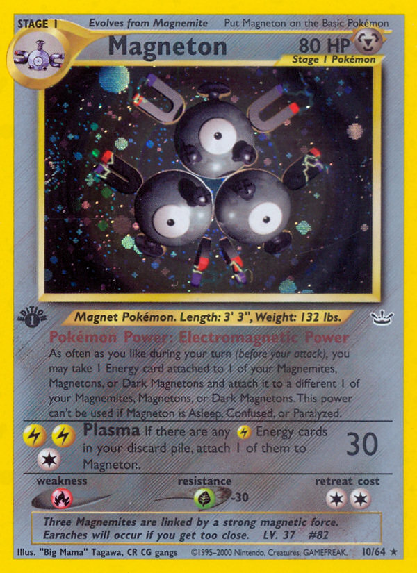 Magneton (10/64) [Neo Revelation 1st Edition] | Dragon's Lair Comics and Fantasy Houston TX