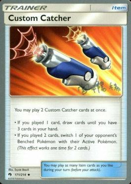 Custom Catcher (171/214) (Pikarom Judge - Haruki Miyamoto) [World Championships 2019] | Dragon's Lair Comics and Fantasy Houston TX