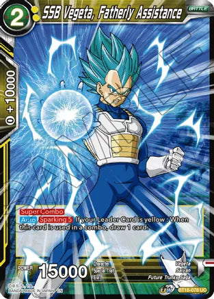 SSB Vegeta, Fatherly Assistance (BT16-078) [Realm of the Gods] | Dragon's Lair Comics and Fantasy Houston TX