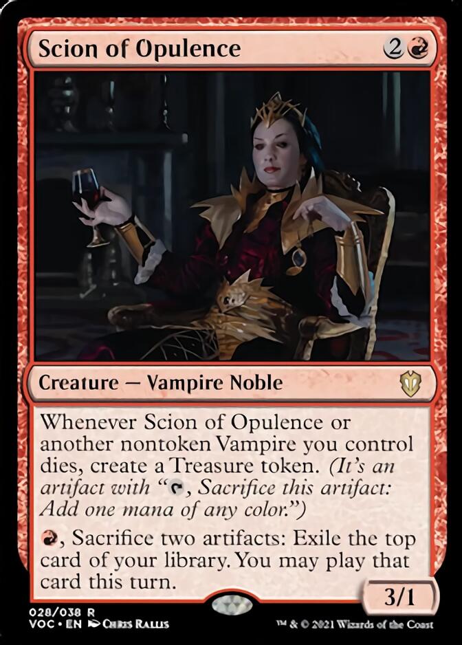 Scion of Opulence [Innistrad: Crimson Vow Commander] | Dragon's Lair Comics and Fantasy Houston TX