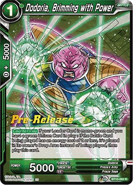 Dodoria, Brimming with Power (BT10-082) [Rise of the Unison Warrior Prerelease Promos] | Dragon's Lair Comics and Fantasy Houston TX