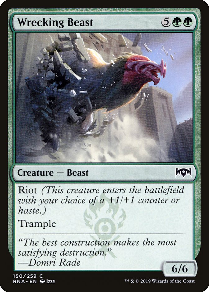 Wrecking Beast [Ravnica Allegiance] | Dragon's Lair Comics and Fantasy Houston TX