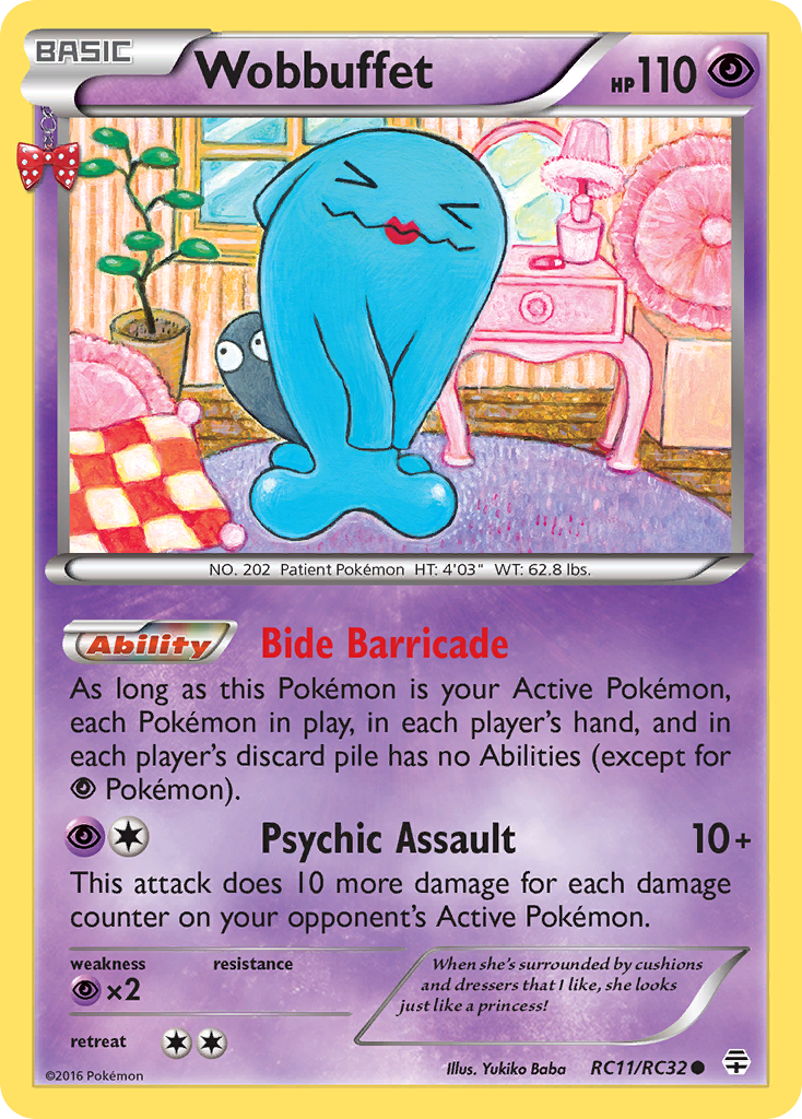 Wobbuffet (RC11/RC32) [XY: Generations] | Dragon's Lair Comics and Fantasy Houston TX