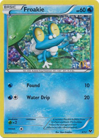 Froakie (4/12) [McDonald's Promos: 2014 Collection] | Dragon's Lair Comics and Fantasy Houston TX