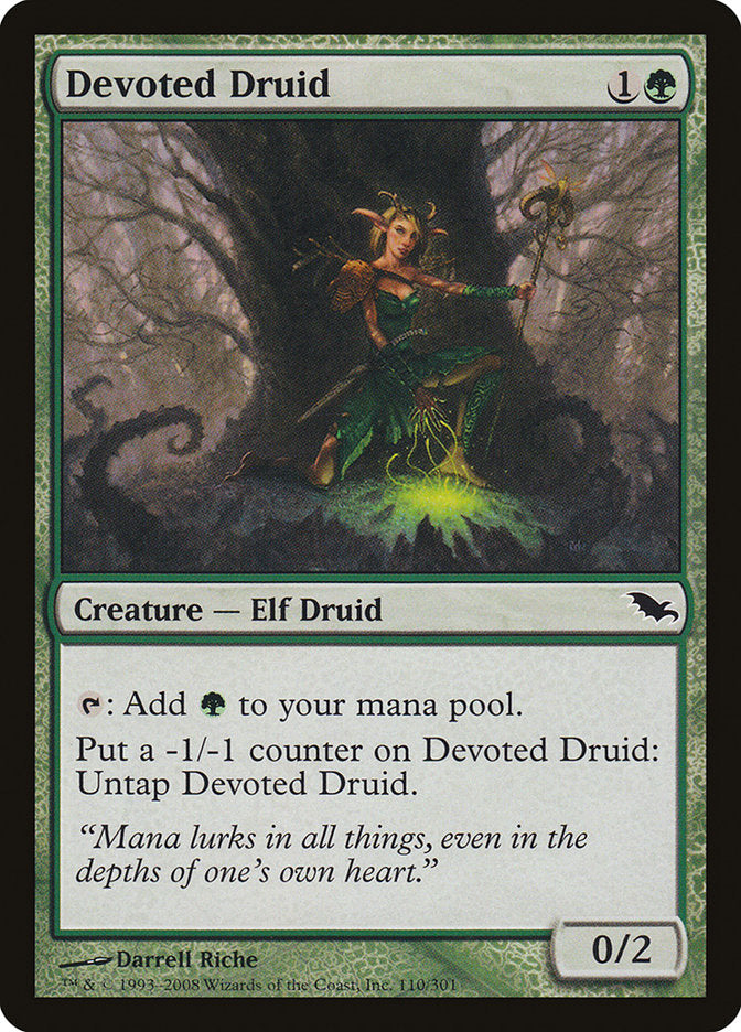 Devoted Druid [Shadowmoor] | Dragon's Lair Comics and Fantasy Houston TX