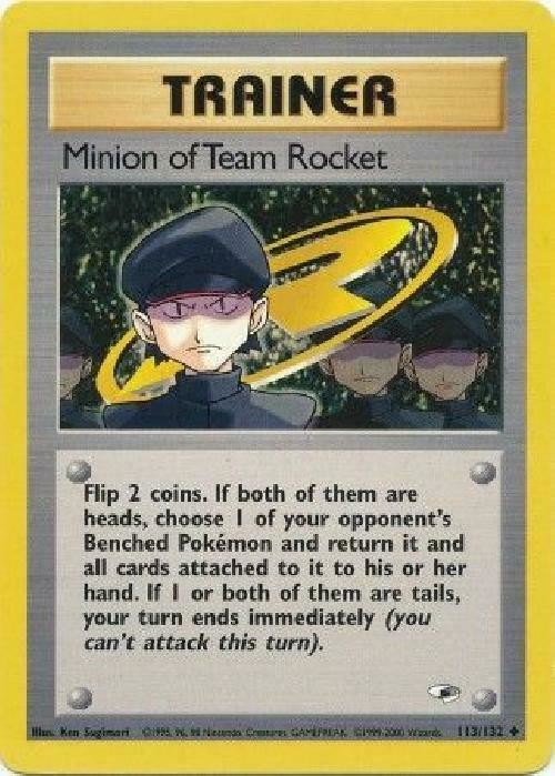 Minion of Team Rocket (113/132) [Gym Heroes Unlimited] | Dragon's Lair Comics and Fantasy Houston TX