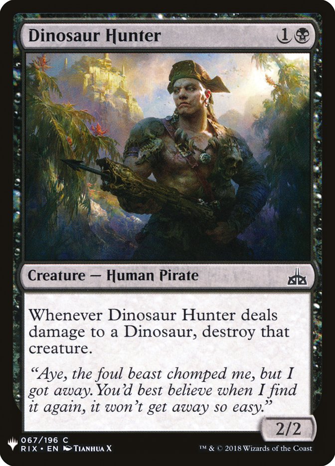 Dinosaur Hunter [Mystery Booster] | Dragon's Lair Comics and Fantasy Houston TX