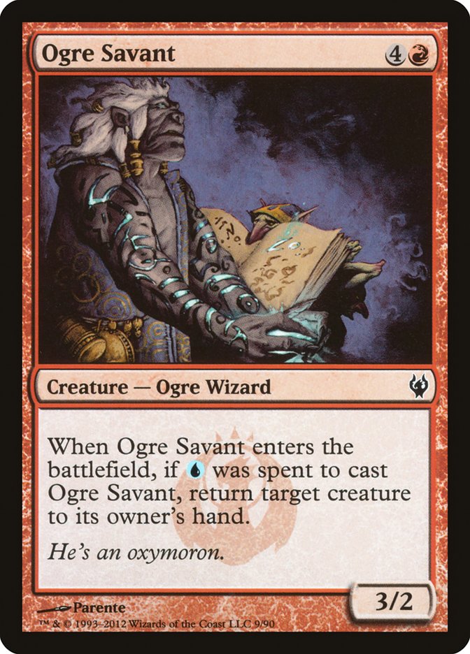 Ogre Savant [Duel Decks: Izzet vs. Golgari] | Dragon's Lair Comics and Fantasy Houston TX