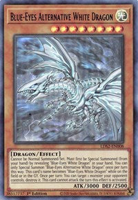 Blue-Eyes Alternative White Dragon (Blue) [LDS2-EN008] Ultra Rare | Dragon's Lair Comics and Fantasy Houston TX