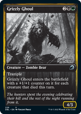 Grizzly Ghoul [Innistrad: Double Feature] | Dragon's Lair Comics and Fantasy Houston TX