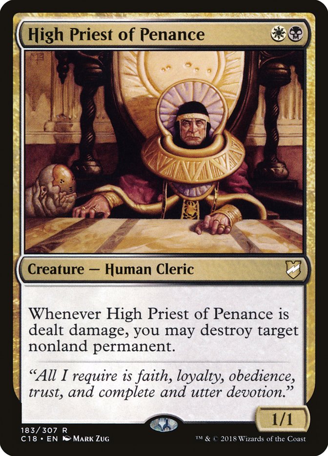 High Priest of Penance [Commander 2018] | Dragon's Lair Comics and Fantasy Houston TX