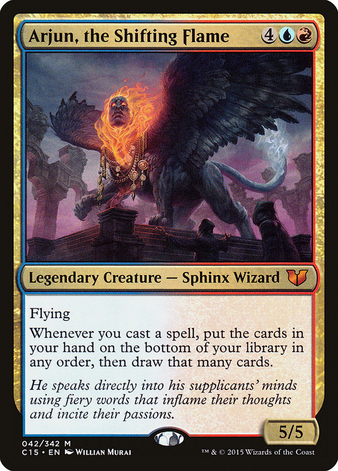 Arjun, the Shifting Flame [Commander 2015] | Dragon's Lair Comics and Fantasy Houston TX