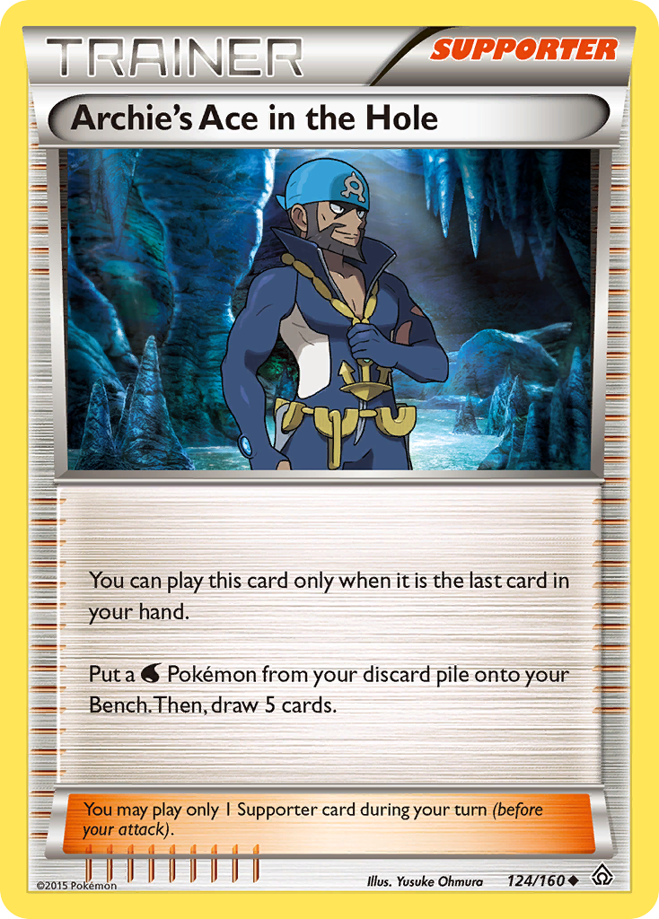 Archie's Ace in the Hole (124/160) [XY: Primal Clash] | Dragon's Lair Comics and Fantasy Houston TX