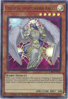 Celestia, Lightsworn Angel [LART-EN036] Ultra Rare | Dragon's Lair Comics and Fantasy Houston TX