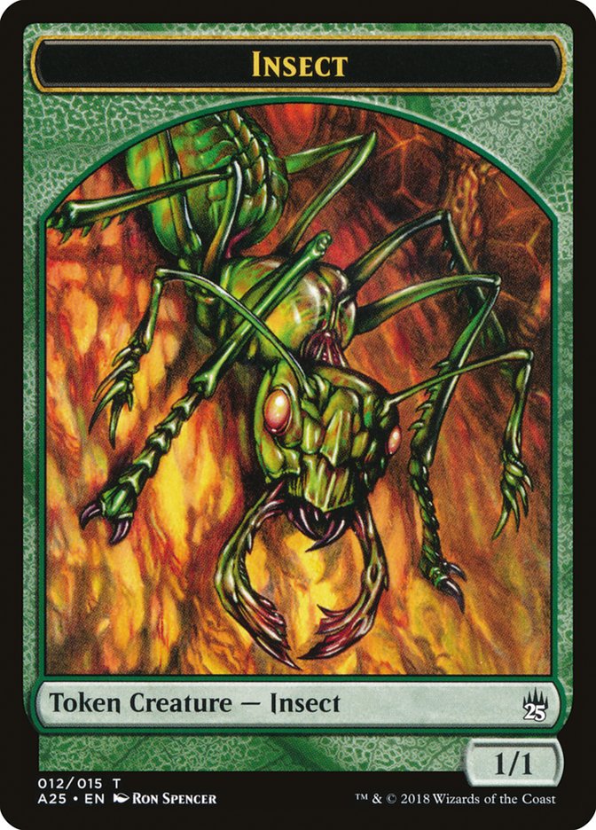 Insect Token [Masters 25 Tokens] | Dragon's Lair Comics and Fantasy Houston TX