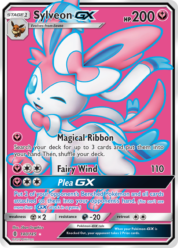 Sylveon GX (140/145) [Sun & Moon: Guardians Rising] | Dragon's Lair Comics and Fantasy Houston TX