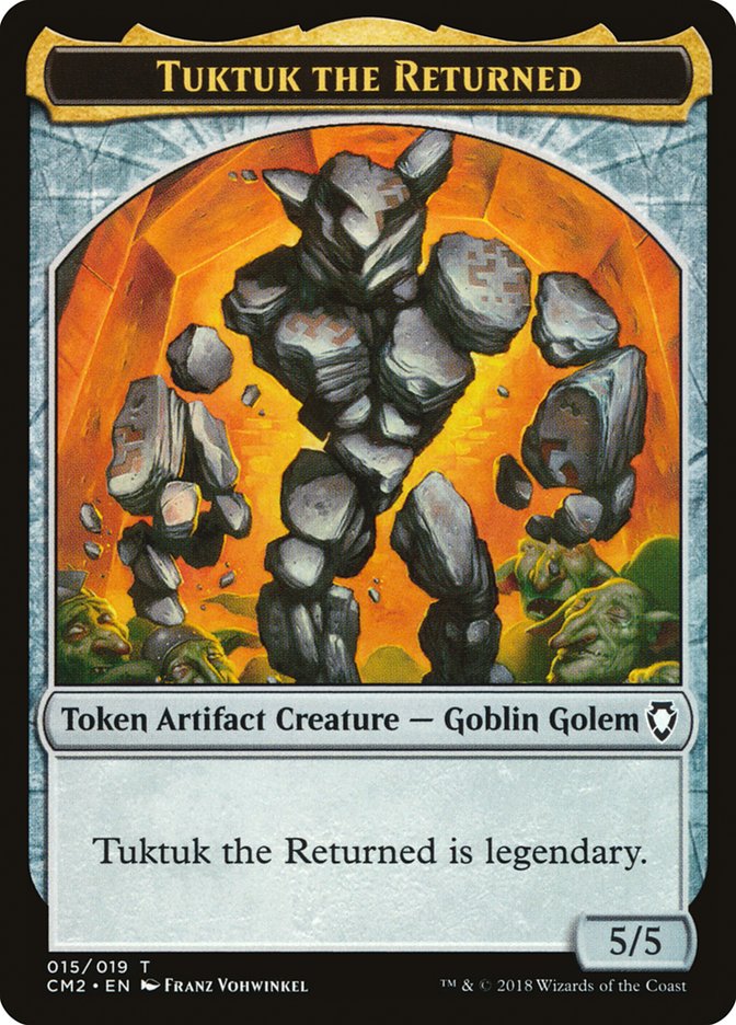 Tuktuk the Returned Token [Commander Anthology Volume II Tokens] | Dragon's Lair Comics and Fantasy Houston TX