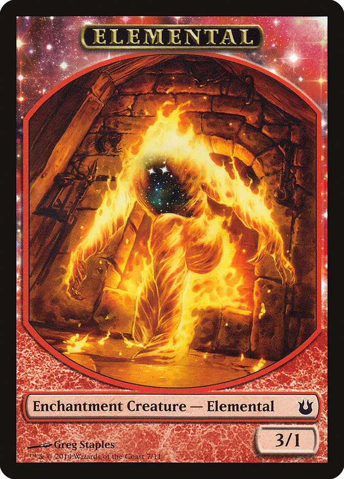 Elemental Token [Born of the Gods Tokens] | Dragon's Lair Comics and Fantasy Houston TX